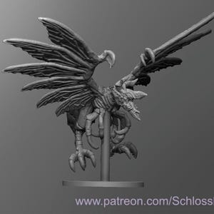 Dungeons and Dragons, DND TTRPG, Wargaming - Large aberration - Cthulhu-Mythos - Byakhee