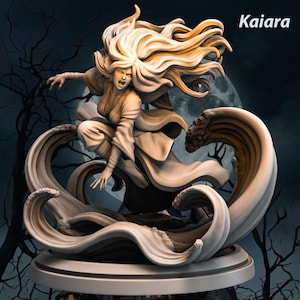 Dungeons and Dragons, DND TTRPG, Wargaming - Playable Character Female Human Kaiara - Monk, Rogue, Fighter, Ranger, Barbarian