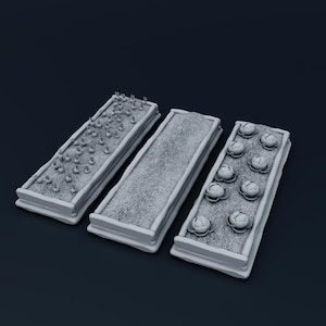 Market Town - Garden Beds- 28mm or 32mm Scale Dungeons and Dragons, DND TTRPG, Wargaming