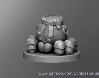 Dungeons and Dragons, DND TTRPG, Wargaming - Tiny Construct - Alchemical Homunculus