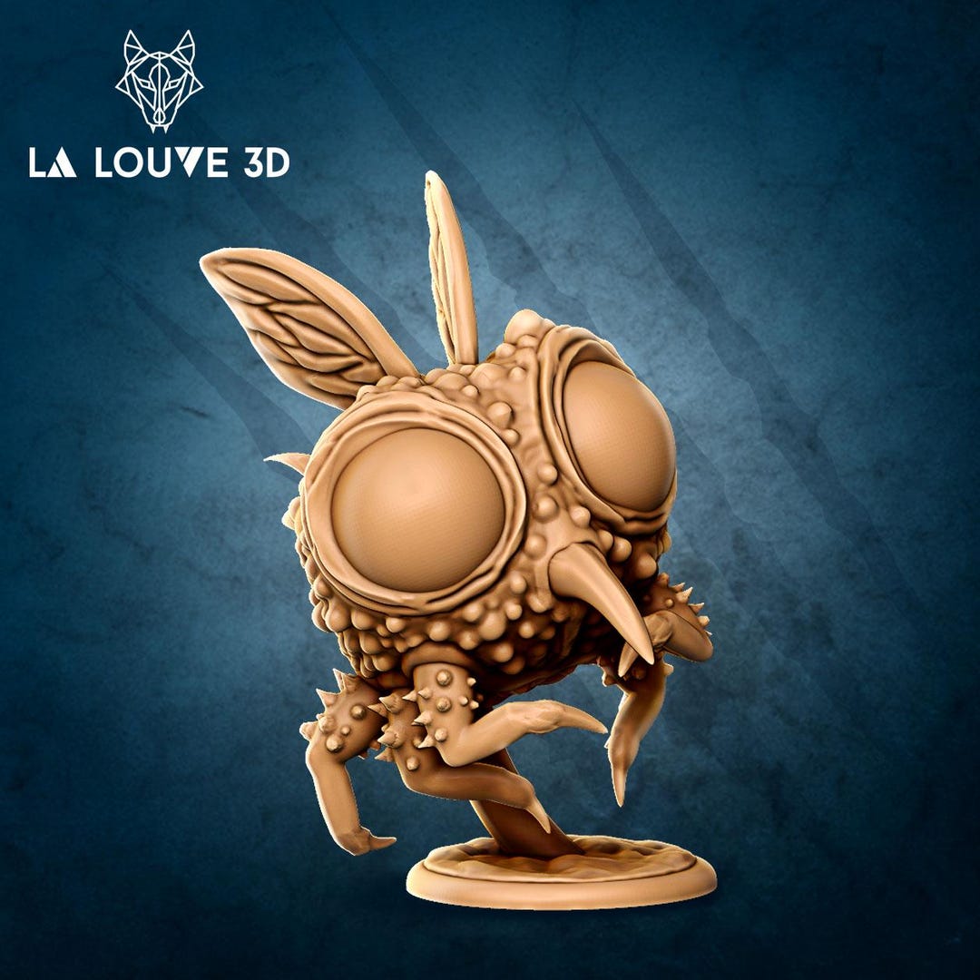 Dungeons and Dragons, DND TTRPG, Wargaming - Medium Beast - Giant Fly ...