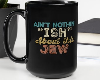 Tasse à café, Tasse hébraïque, Tasse israélite, Tasse à café noire, Tasse à café, Israélite hébreu