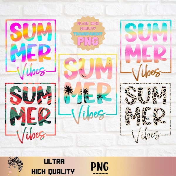 Summer Vibes Png, Summer Png, Summer clipart, Summer Vibes clipart, Sublimation Design,Summer Vibes Bundle, Beach, Sunset, Summer Shirt PNG