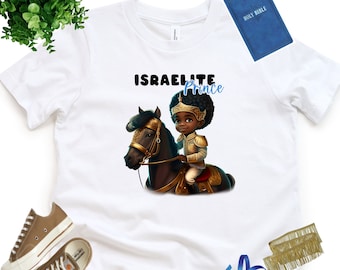 Camiseta del príncipe israelita- Ropa israelita hebrea- Ropa infantil israelita hebrea, 12 tribus
