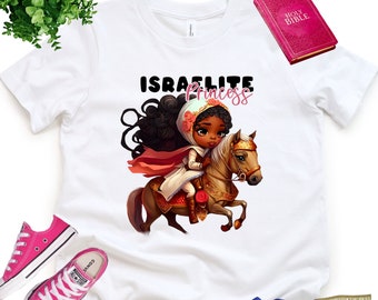 Israelite Princess T-Shirt- Hebrew Israelite Clothing- Hebrew Israelite Children&#39;s Clothing, 12 Tribes
