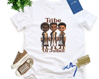 Camiseta de la tribu de Judá, ropa hebrea israelita, juventud israelita, ropa de niño israelita, ropa de niño hebreo