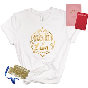 Daughters of Zion woman’s T shirt, Israelite woman shirt, Israelite garments Hebrew woman clothing