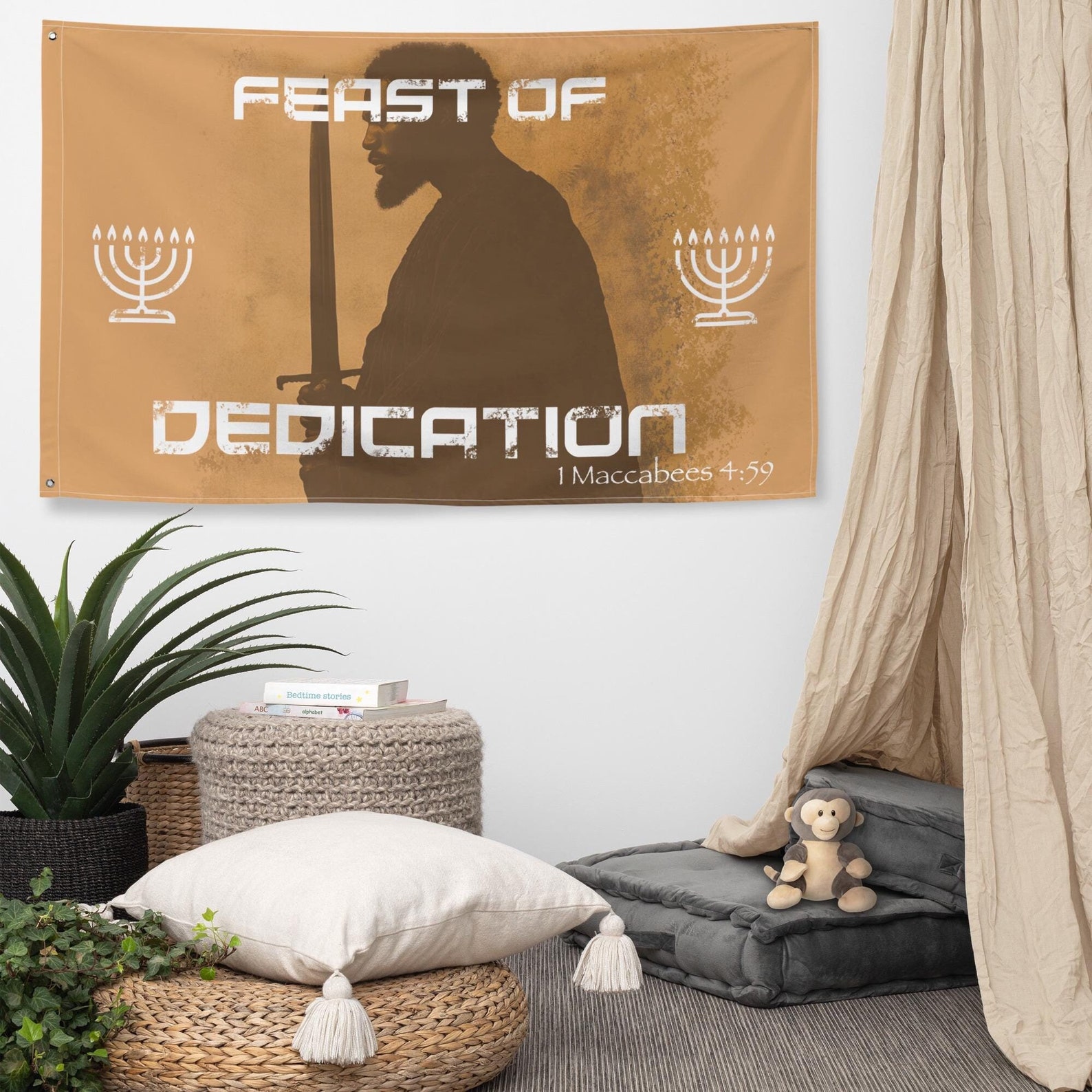 Feast of Dedication Banner, Holy Day Decor, Feast of Dedication