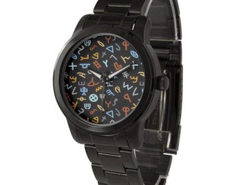 Paleo Hebrew Watch, Hebrew Israelite Watch, Hebrew Israelite men’s clothing,custom watch , Hebrew men’s Watch