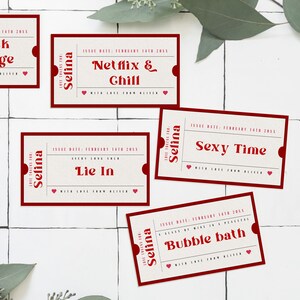 Love Coupon Template Printable Gift for Girlfriend or Wife - Etsy