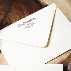 Christmas Envelope Address Template, Printable Calligraphy Holiday ...