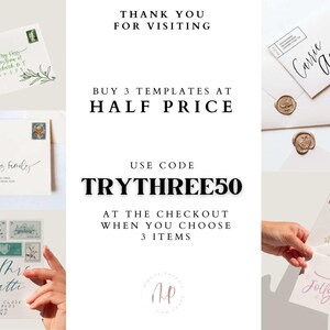 Printable Holiday Envelope Address Template, Christmas Envelopes ...