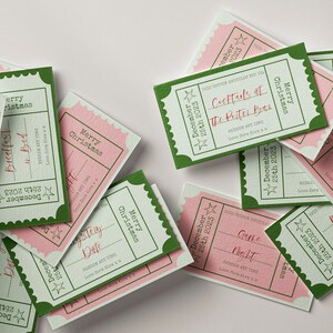 Christmas Gift Tokens Editable, Custom Love Tokens, Personalized ...