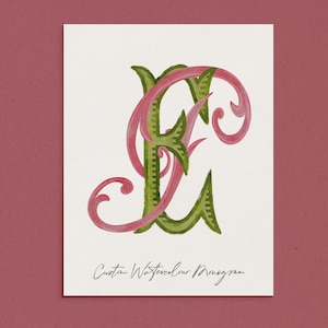 Monogram, Custom Vintage Monogram, Custom Monogram Personalized Monogram Initials, Monogram Crest, Digital Printable Wedding Monogram PNG