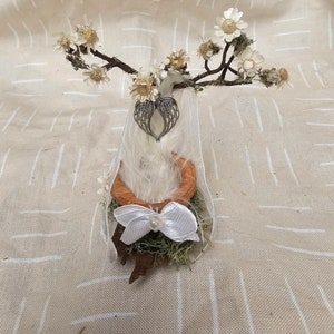 walnut shell fairy crib.