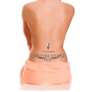 Digital Tattoo Design /Sexy Waist Tattoo Design / Pattern Drawing Tattoo Ideas