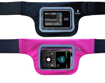 Invisible Insulin pump belt with windows