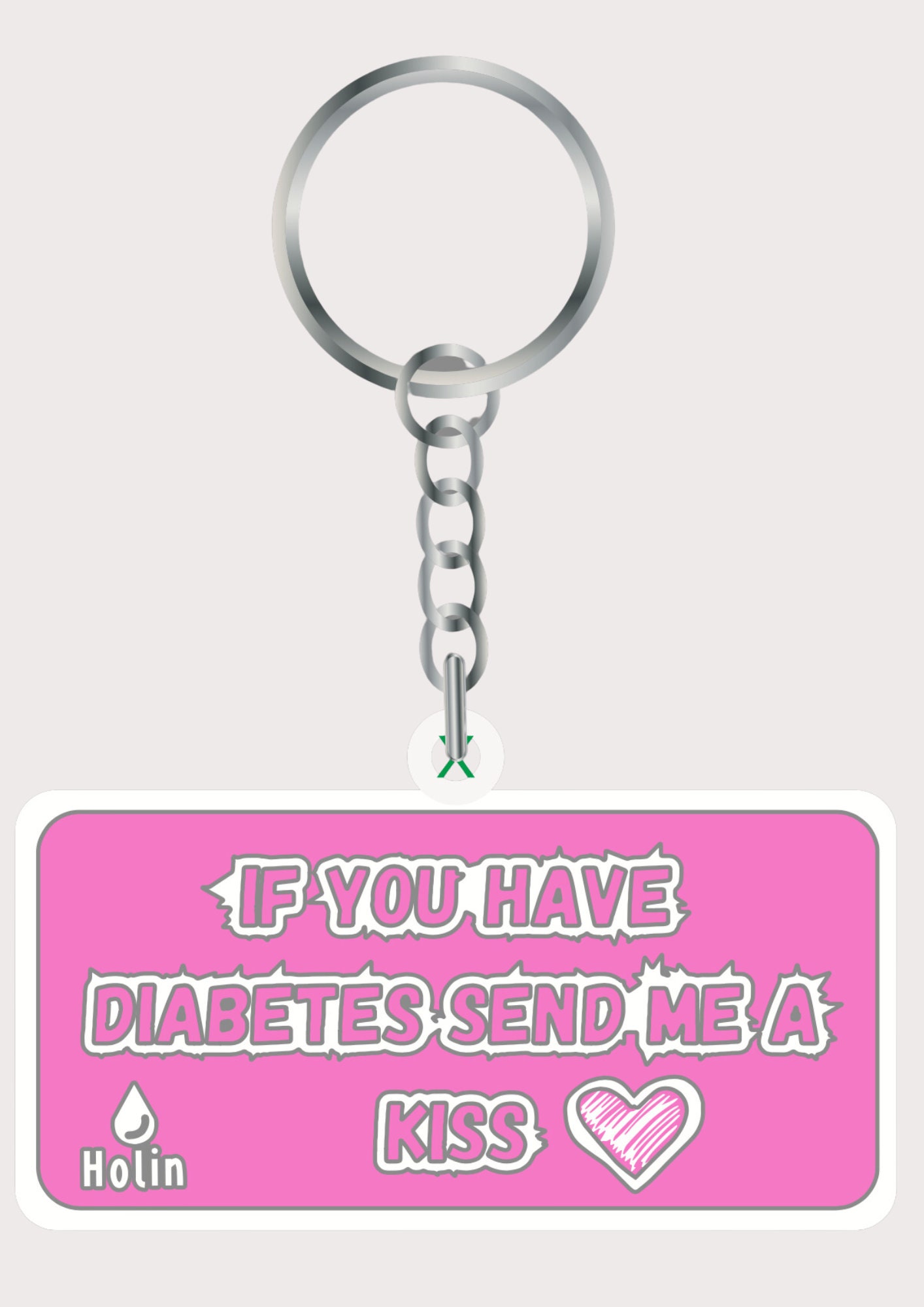 Diabetes Keychain Diabetes if You Have Diabetes Send Me Etsy