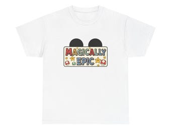 Camiseta Disney Universal Trip, camiseta unissex de algodão Magically Epic, camiseta Disney, férias em família, camiseta de férias em Orlando, Disney combinando