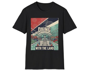 Camiseta engraçada de Halloween do Epcot: camiseta Living With The Land Ride