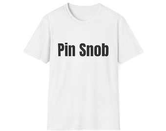 Camiseta Disney Pin Trader, Camiseta Unissex Macia Pin Snob, Presente Divertido para Colecionadores de Pins, Camiseta Divertida da Disney, Camiseta Divertida da Disney, Parque Temático