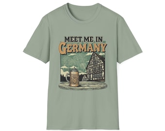Epcot Shirt, Deutschland Shirt, Dezentes Disney Shirt, Reisegeschenk. Unisex Vintage Deutschland T-Shirt, Reise T-Shirt, Urlaubs Shirt, Bier Shirt