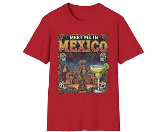 Camiseta unissex com tema do México, inspirada no Epcot, ideal para viagens, férias na Disney, gastronomia e vinhos, perfeita para presentear em festivais e para curtir o World Showcase.
