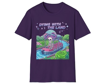 Camiseta "Living With The Land", Camiseta Epcot, Camiseta de Atração da Disney, Camiseta de Halloween da Disney, Roupa Punk da Disney, Camiseta Divertida da Disney para Adultos, Presente da Disney Epcot