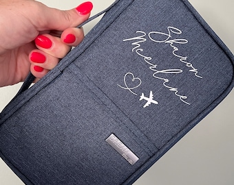 Personalisierter Reise-Organizer - Passhalter
