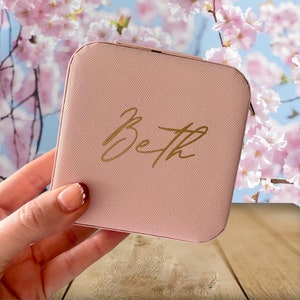 Estojo de joias de viagem personalizado