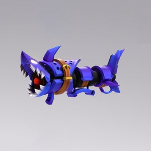 Jinx Fishbones 3D Print STL File: League of Legends Cosplay Prop