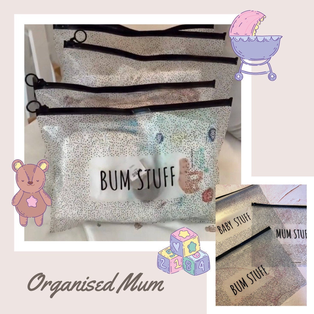 nappy bag organiser pouches