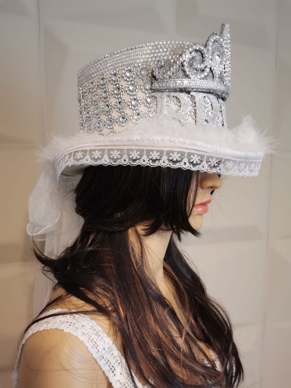 Bride Hat Bachelorettes Farewell White 