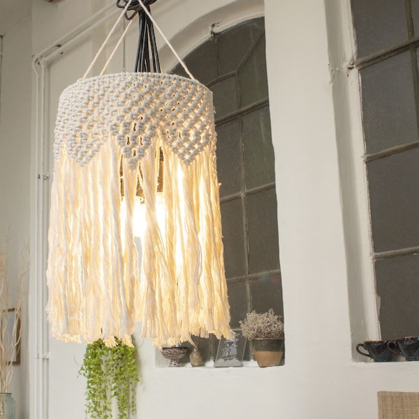 DIY Macramé Kit Lampshade Borneo