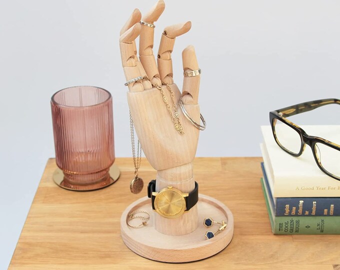 Palmistry Hand Jewelry Display, Ring Holder, Jewelry Storage, Hand