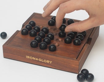 Iron & Glory Tic-Tac-Toe - Wood, Bar & Entertainment