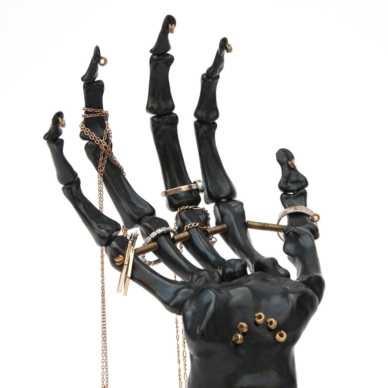 Skeleton Hand Jewelry Holder Jewelry Organizer Ring Holder Etsy