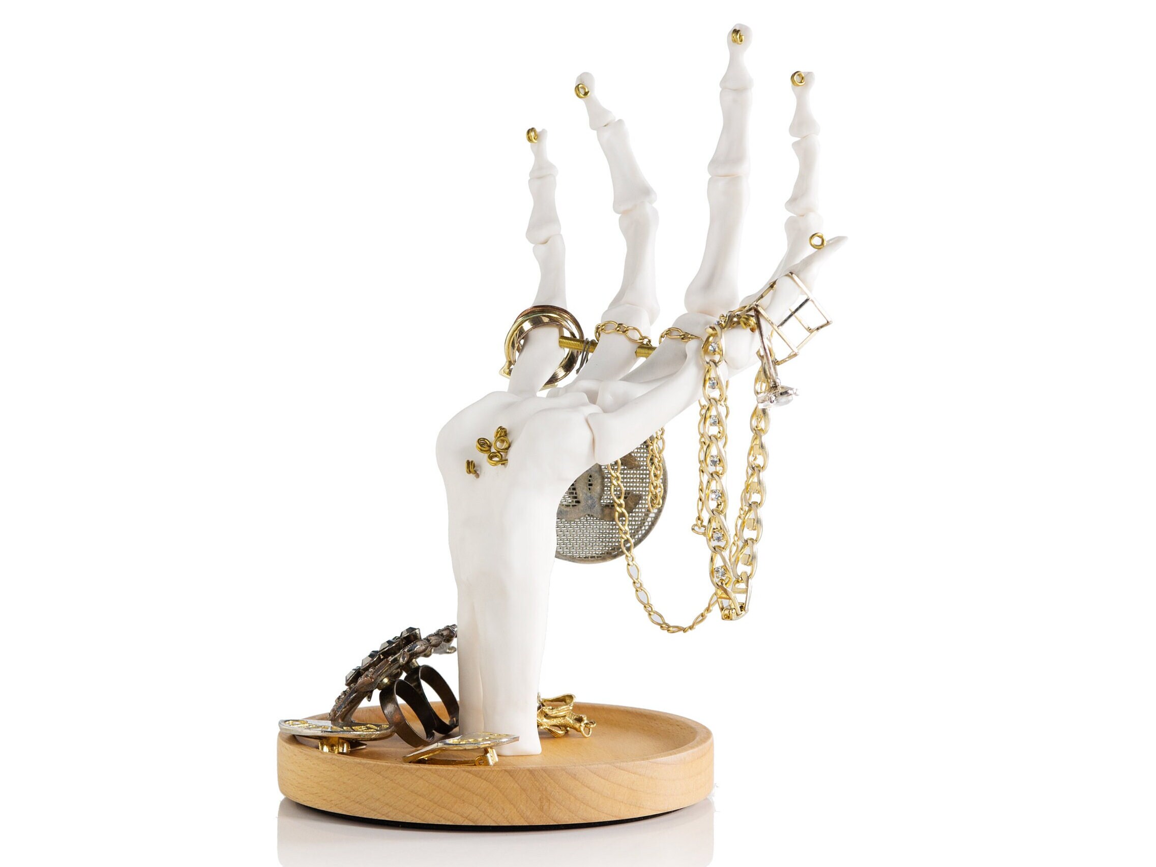 Metal Hand Jewelry Holder