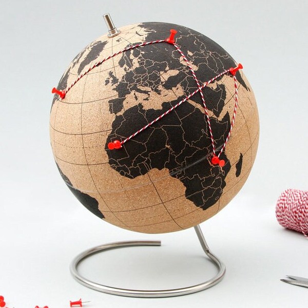 Push Pin Globe Etsy