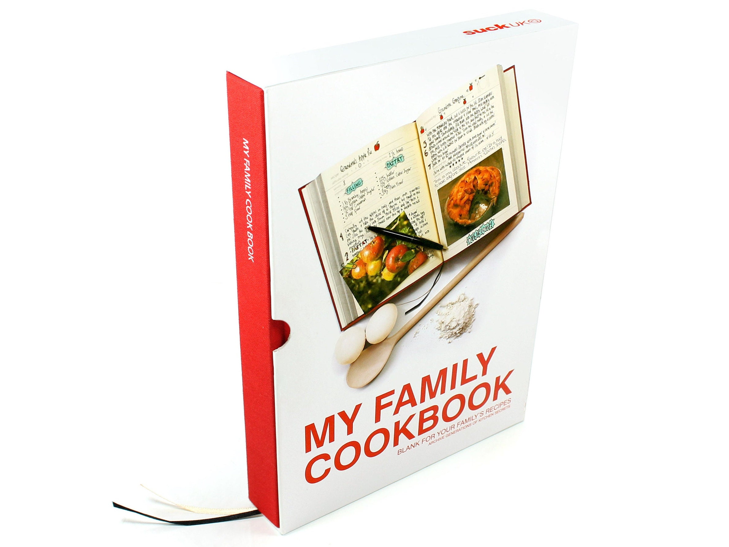 Blank Recipe Book to Write Your Own Recipes, 120 Pages, 60 Sheets, Floral  and Orange Theme, 8 Sections to Organize Your Recipes, Glossy Laminated
