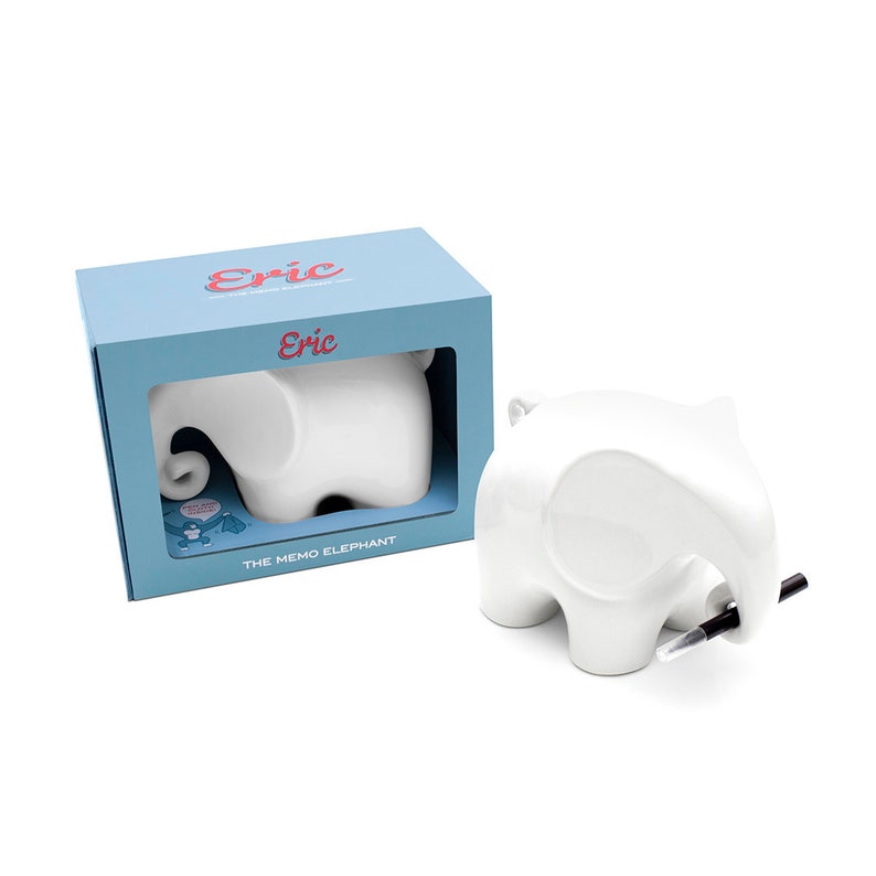 Desk Tidy Whiteboard Ceramic Memo Elephant White Board for Etsy