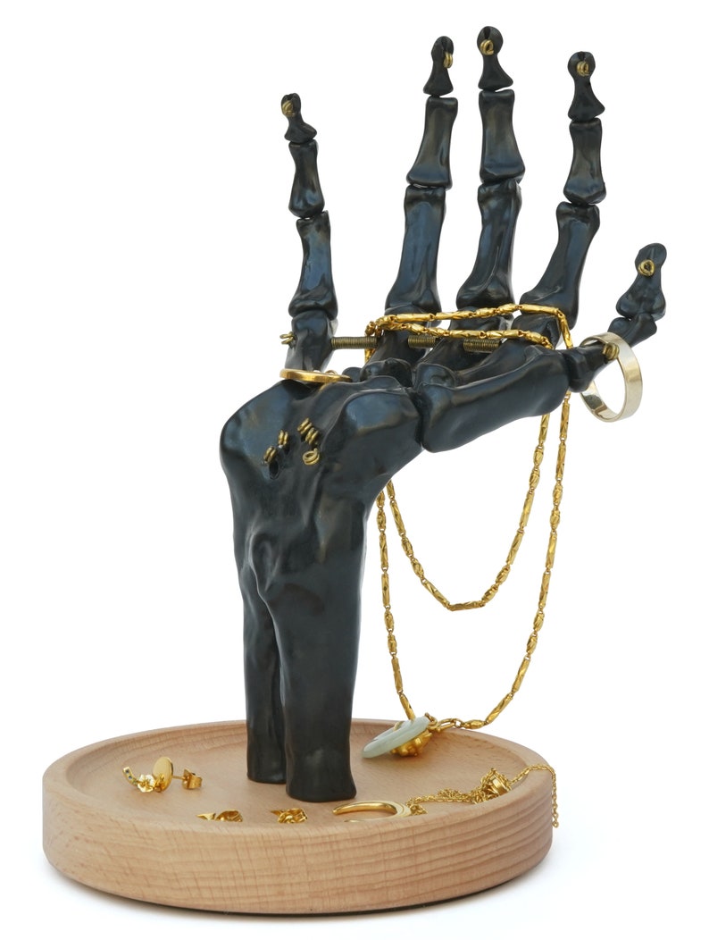 Skeleton Hand Jewelry Holder Jewelry Organizer Ring Holder Etsy