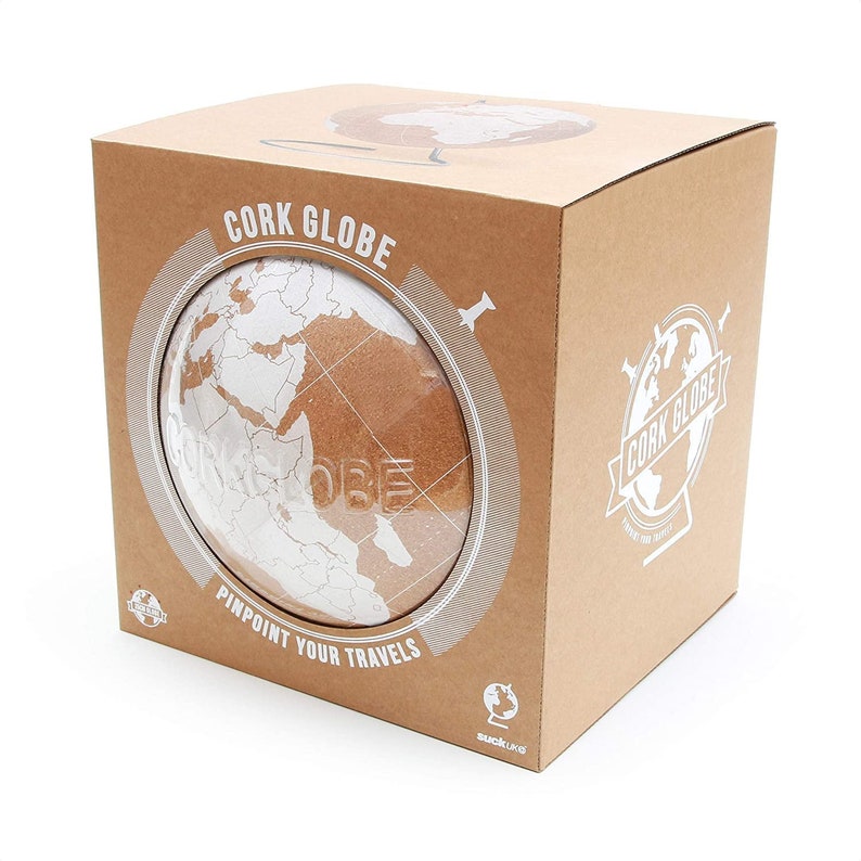 Large White Cork Globe World Map Cork Board Cork Board Map Etsy