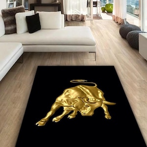 Lamborghini  logo rectangular carpet, rug, man cave, decoration, living room, for husbands ,birthday gift, office carpet,  garage carpet,