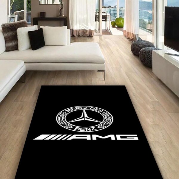 Mercedes Benz Living Room Rug Etsy