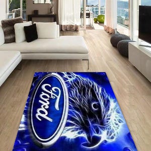 Ford Logo Rug - Etsy