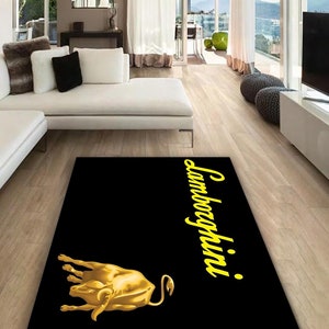 Lamborghini rectangular carpet, rug, man cave, decoration, living room, for husbands ,birthday gift, office carpet,  garage carpet,  fathers