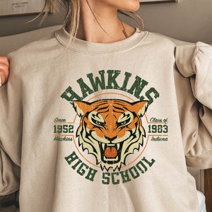 Stranger Things Men's Varsity Jacket Hawkins Tigers High School
