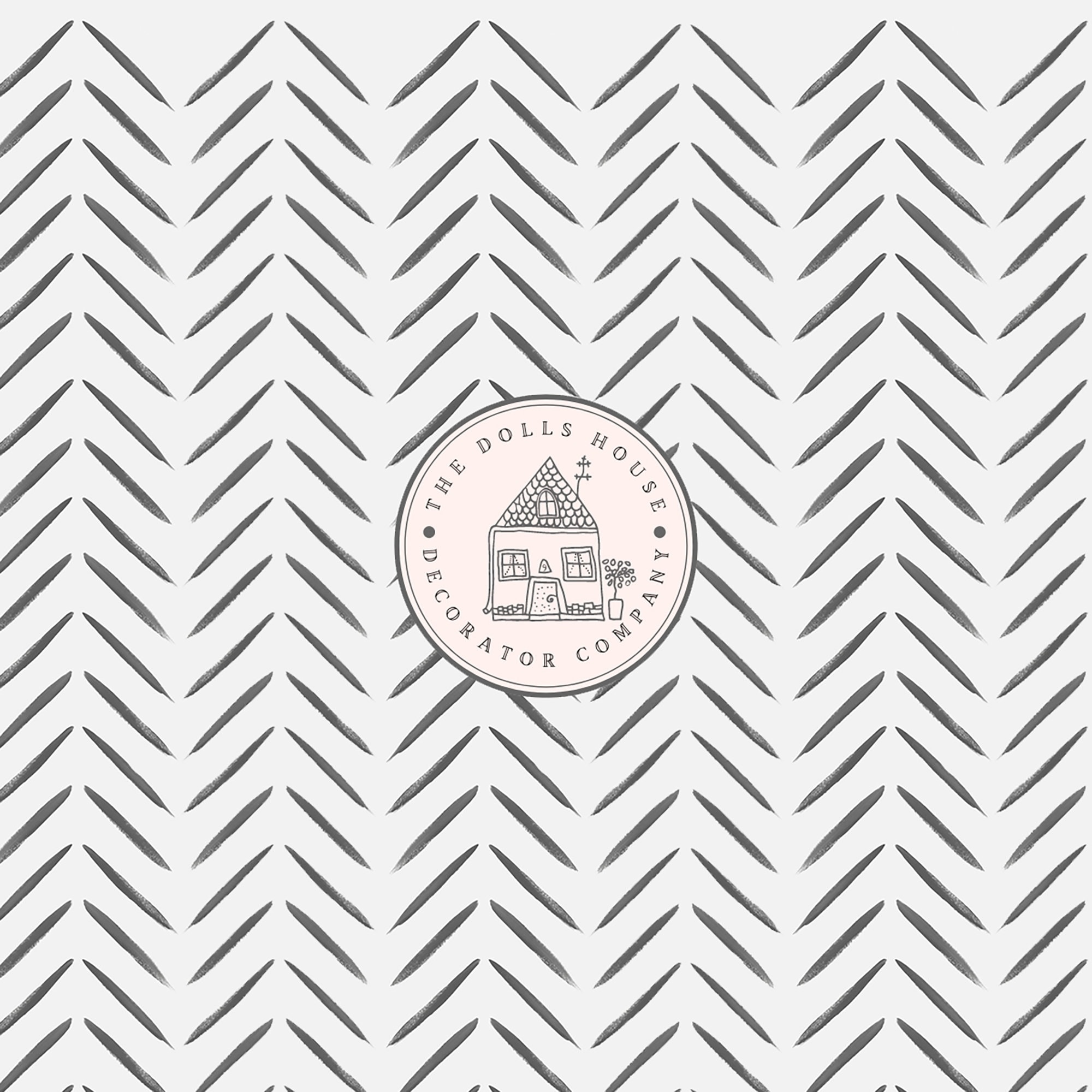 Modern Dollhouse Printable Wallpaper Digital Downloadable Etsy