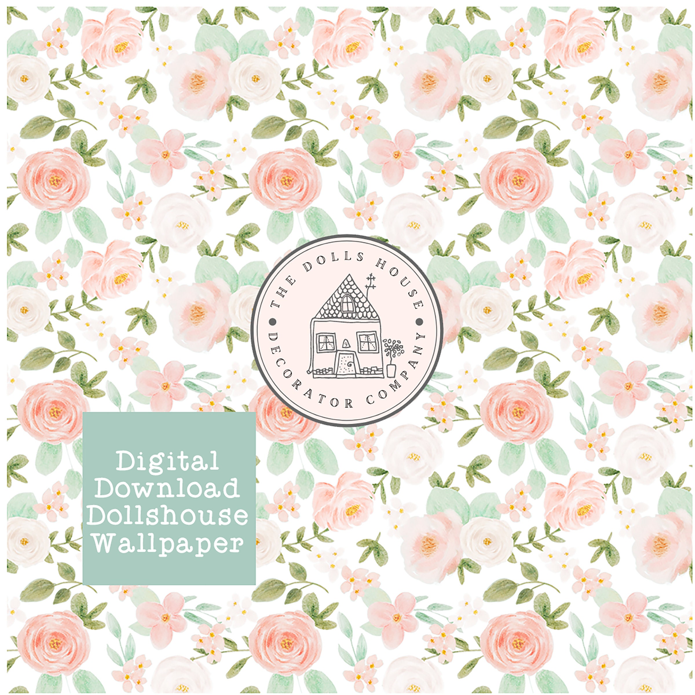 Dollhouse Wallpaper Digital Download A4 Printable Sheets - Etsy